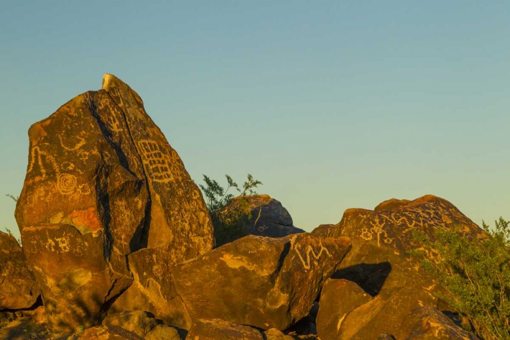 Arizona, Painted Rocks Rocks with petroglyphs art print by Cathy and Gordon Illg for $57.95 CAD
