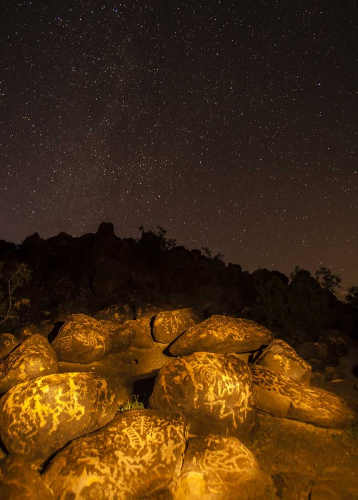 Arizona, Painted Rocks Rocks with petroglyphs art print by Cathy and Gordon Illg for $57.95 CAD