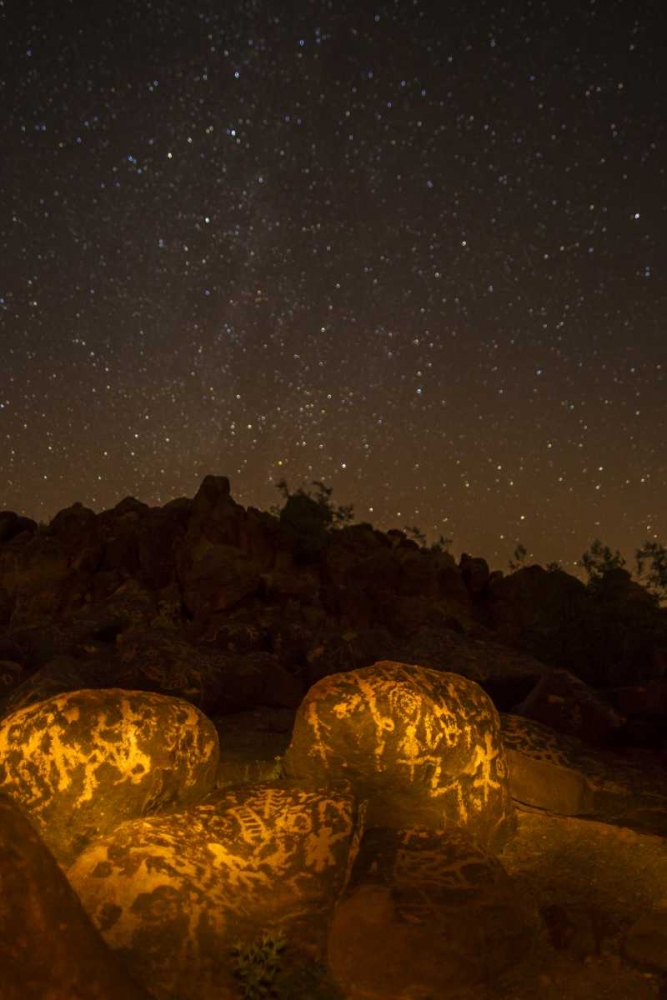 Arizona, Painted Rocks Rocks with petroglyphs art print by Cathy and Gordon Illg for $57.95 CAD