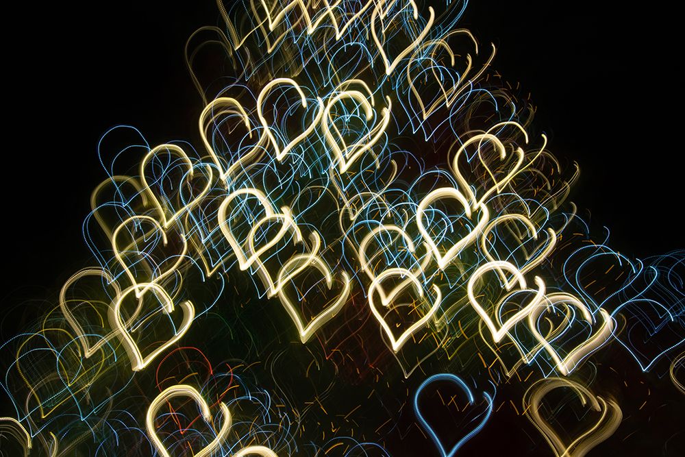 USA-Arizona-Buckeye-Abstract motion of Christmas tree at night art print by Jaynes Gallery for $57.95 CAD