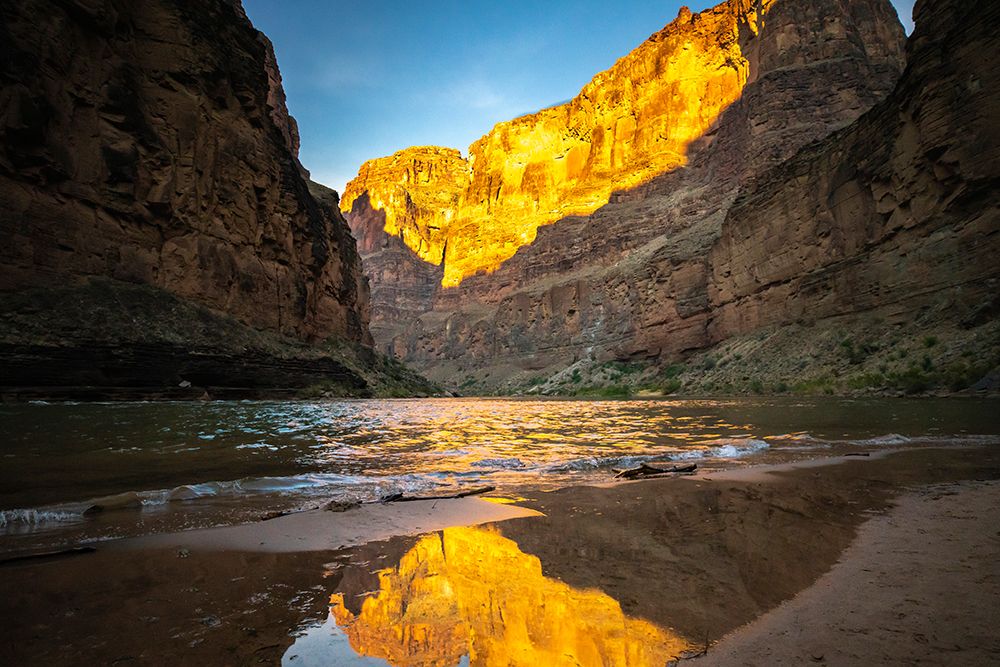 USA-Arizona-Grand Canyon National Park Colorado River and cliffs art print by Jaynes Gallery for $57.95 CAD