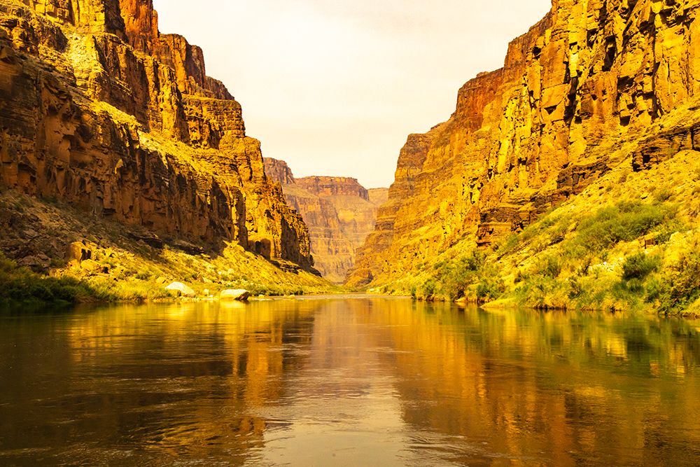 USA-Arizona-Grand Canyon National Park Colorado River and cliffs art print by Jaynes Gallery for $57.95 CAD
