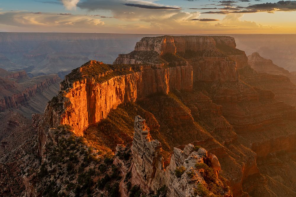 USA-Arizona-Grand Canyon National Park Wotans Throne formation at sunset art print by Jaynes Gallery for $57.95 CAD