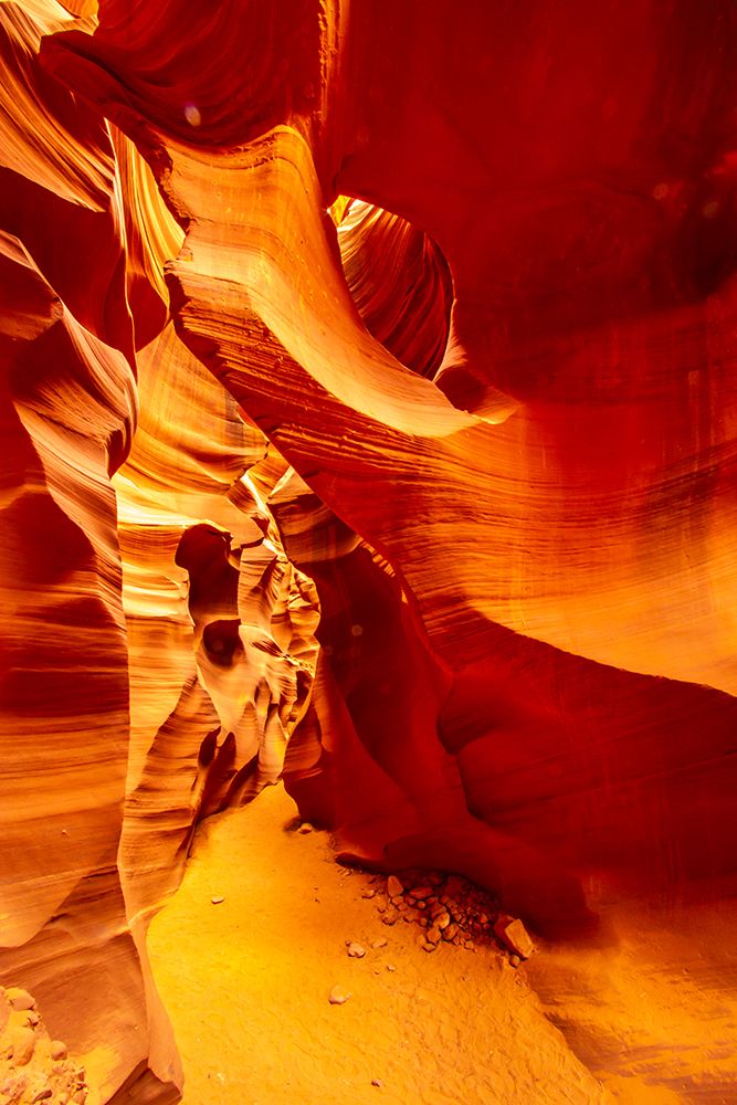 USA-Arizona-Lake Powell Navajo Tribal Park Slot canyon in Lower Antelope Canyon art print by Jaynes Gallery for $57.95 CAD