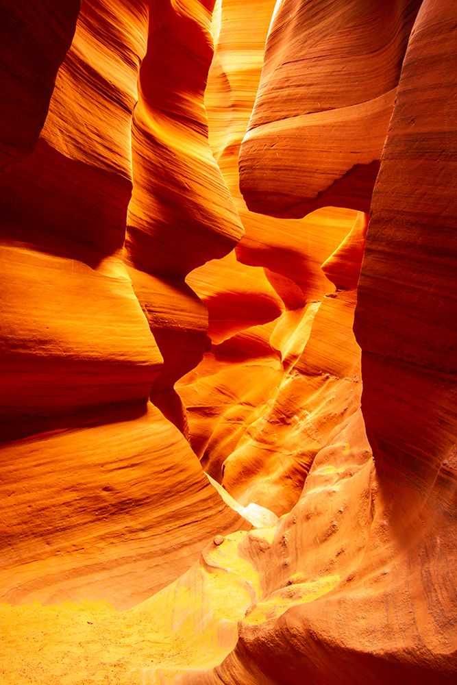 USA-Arizona-Lake Powell Navajo Tribal Park Slot canyon in Lower Antelope Canyon art print by Jaynes Gallery for $57.95 CAD