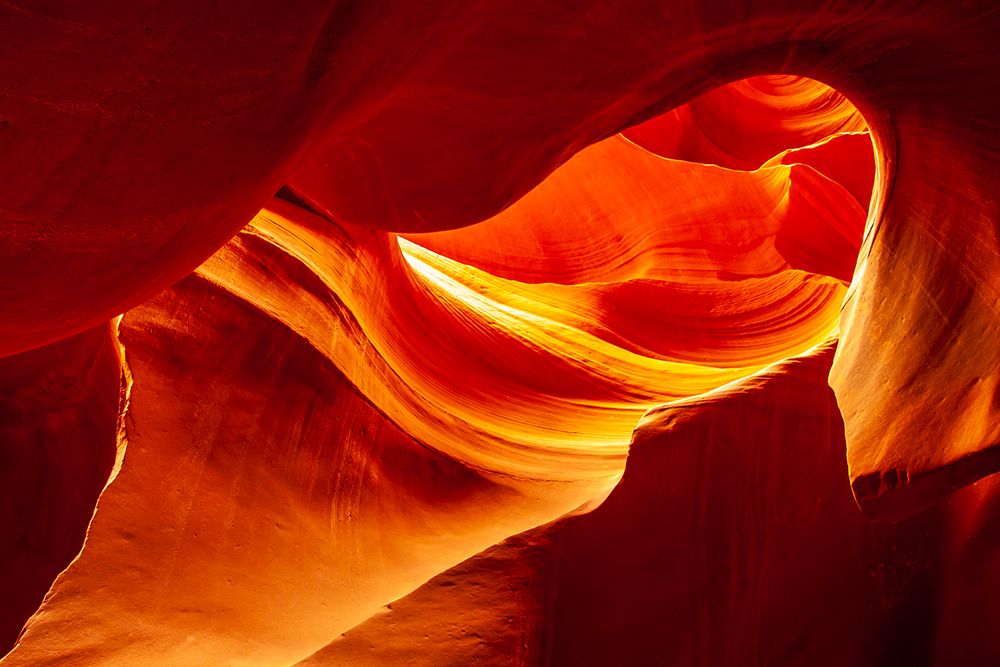 USA-Arizona-Lake Powell Navajo Tribal Park Slot canyon in Lower Antelope Canyon art print by Jaynes Gallery for $57.95 CAD
