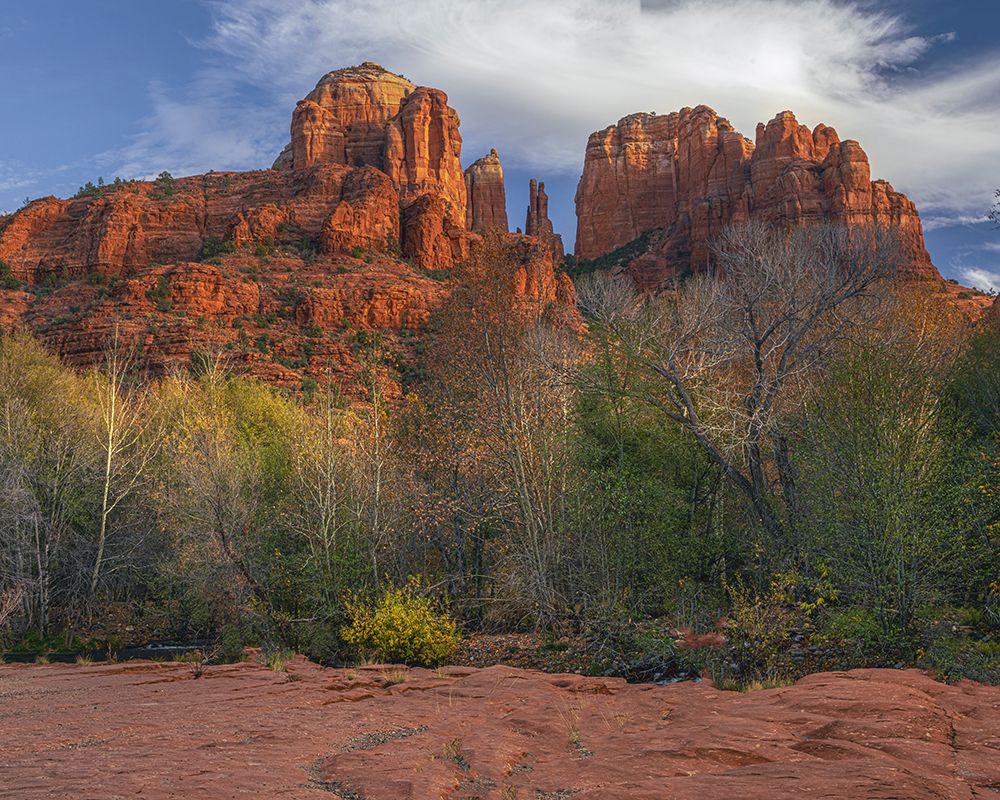 USA, Arizona. Sunrise on mountain and valley landscape. art print by Jaynes Gallery for $57.95 CAD