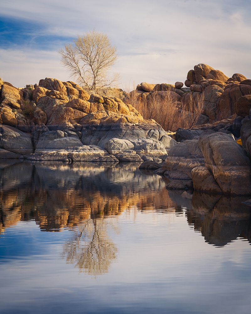 USA, Arizona, Prescott. Rock formations and Watson Lake. art print by Jaynes Gallery for $57.95 CAD