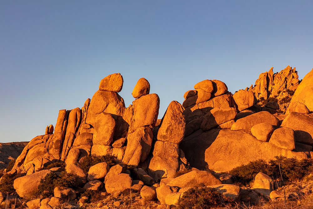 Jumbled granite boulders at Council Rocks in the Dragoon Mountains in the Coronado National Forest- art print by Chuck Haney for $57.95 CAD