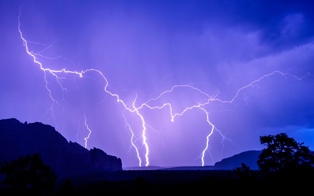 stormy-lightning art print by George Theodore for $57.95 CAD