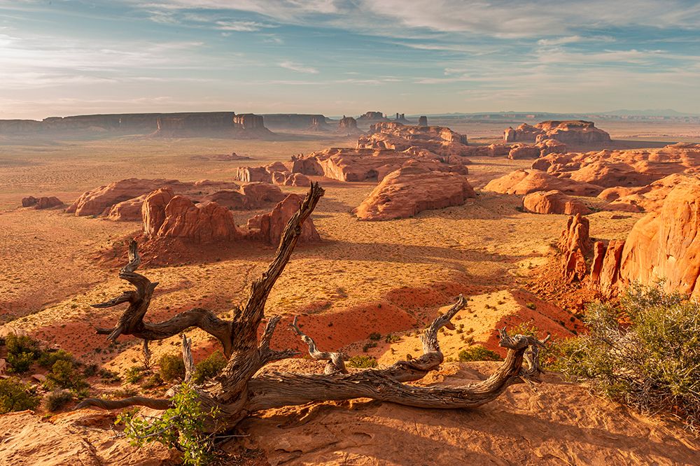 Arizona-Monument Valley-Hunts Mesa art print by George and Marilu Theodore for $57.95 CAD