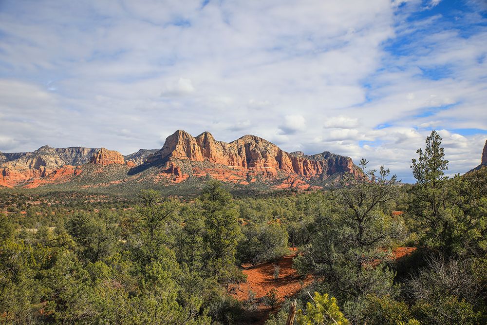 Sedona- Arizona- USA. Sedona red rocks formations art print by Jolly Sienda for $57.95 CAD