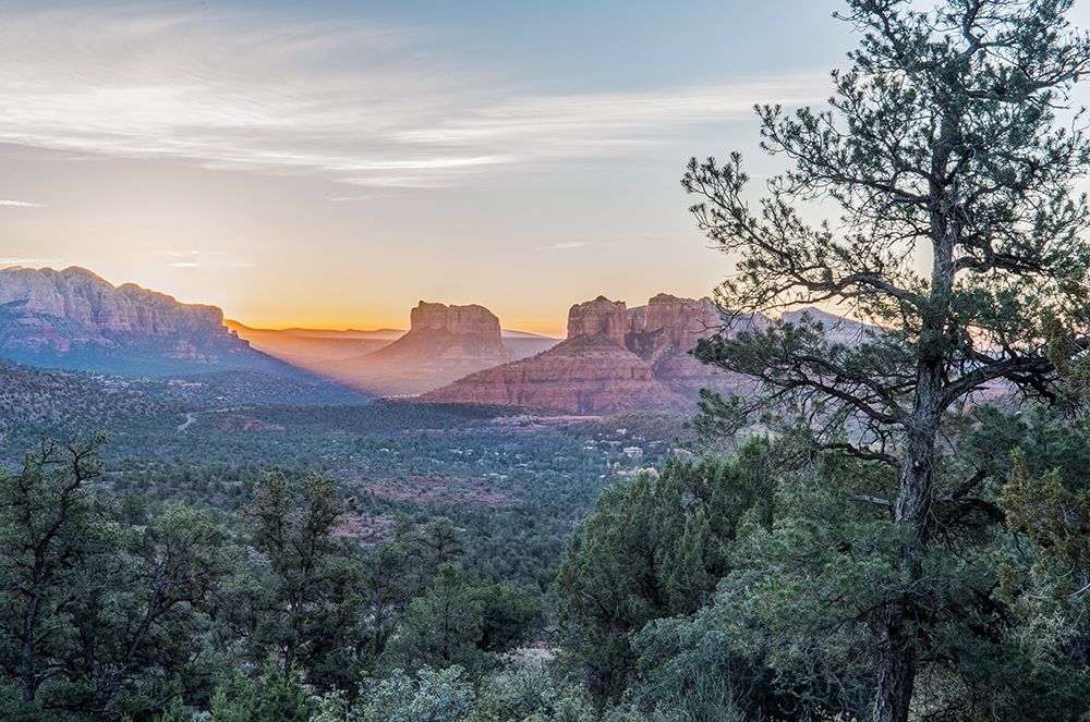 Arizona-Sedona Cathedral Rock at sunrise art print by Rob Tilley for $57.95 CAD