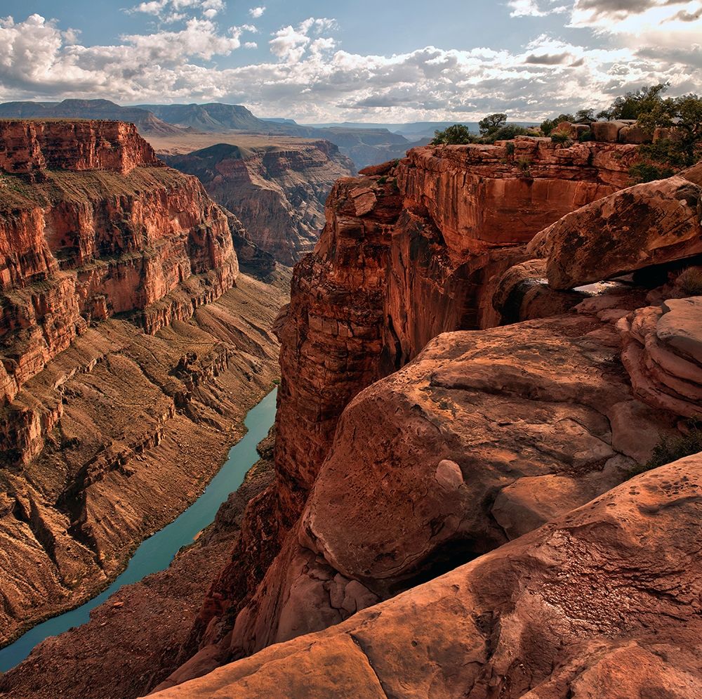 Colorado River meanders through the chasm it carved-at Toroweap-grand canyon-Arizona art print by Steve Mohlenkamp for $57.95 CAD