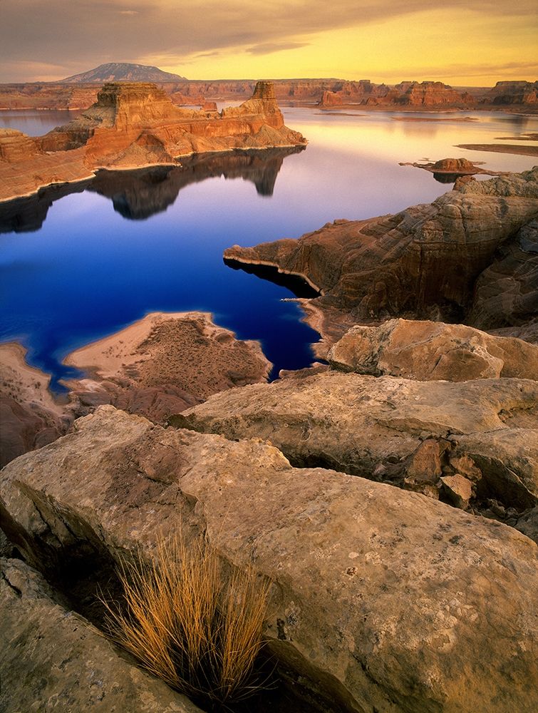Sunset over Lake Powell in northern Arizona art print by Steve Mohlenkamp for $57.95 CAD