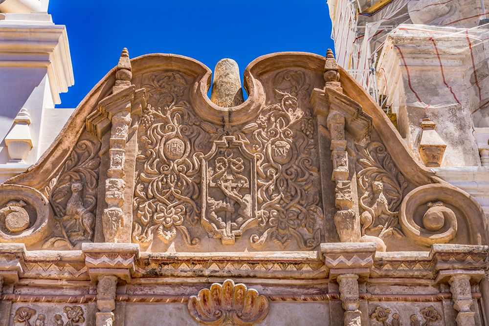 Front- San Xavier del Bac Mission- Tucson- Arizona art print by William Perry for $57.95 CAD