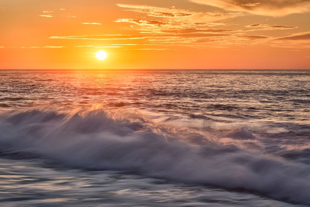 California-La Jolla-Sunset at Boomer Beach art print by Ann Collins for $57.95 CAD