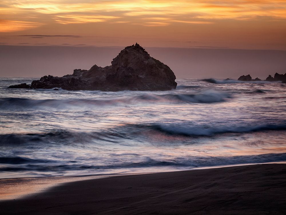 USA-California-Big Sur Dusk at Pfeiffer Beach art print by Ann Collins for $57.95 CAD
