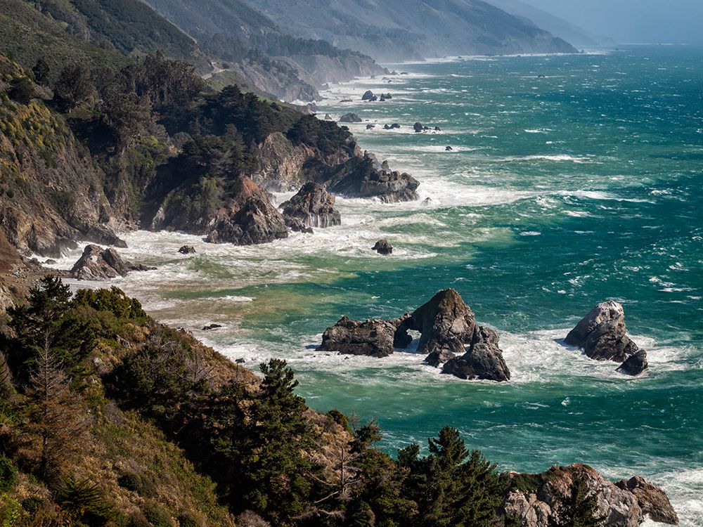 USA-California-Big Sur Sunny day on the Central Coast art print by Ann Collins for $57.95 CAD