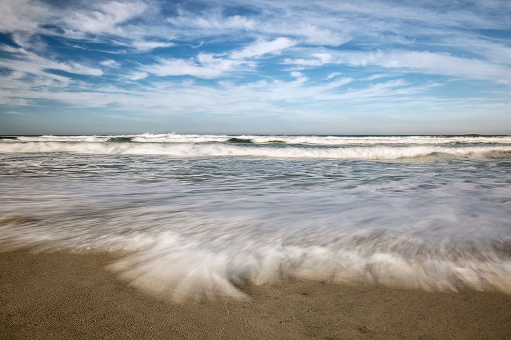 USA, California, Central Coast, Lompoc. Waves rolling in at Surf Beach art print by Ann Collins for $57.95 CAD