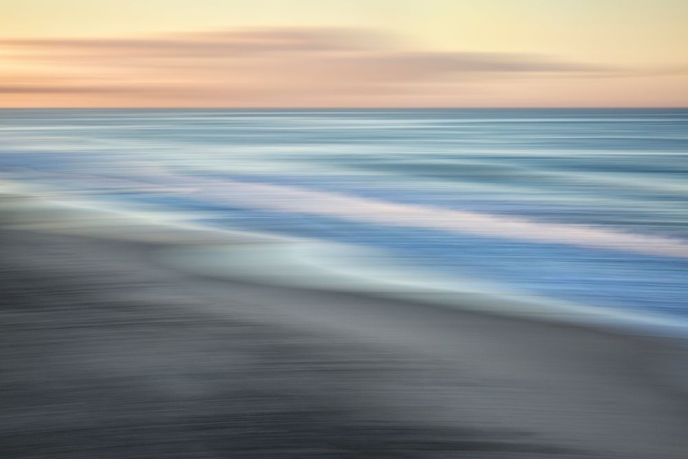 USA, California, Half Moon Bay, Ocean abstract at dawn art print by Ann Collins for $57.95 CAD