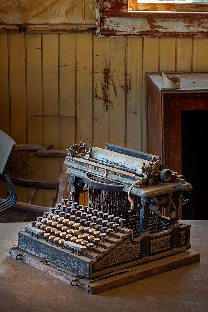 Antique typewriter-Bodie State Historic Park-California art print by Adam Jones for $57.95 CAD