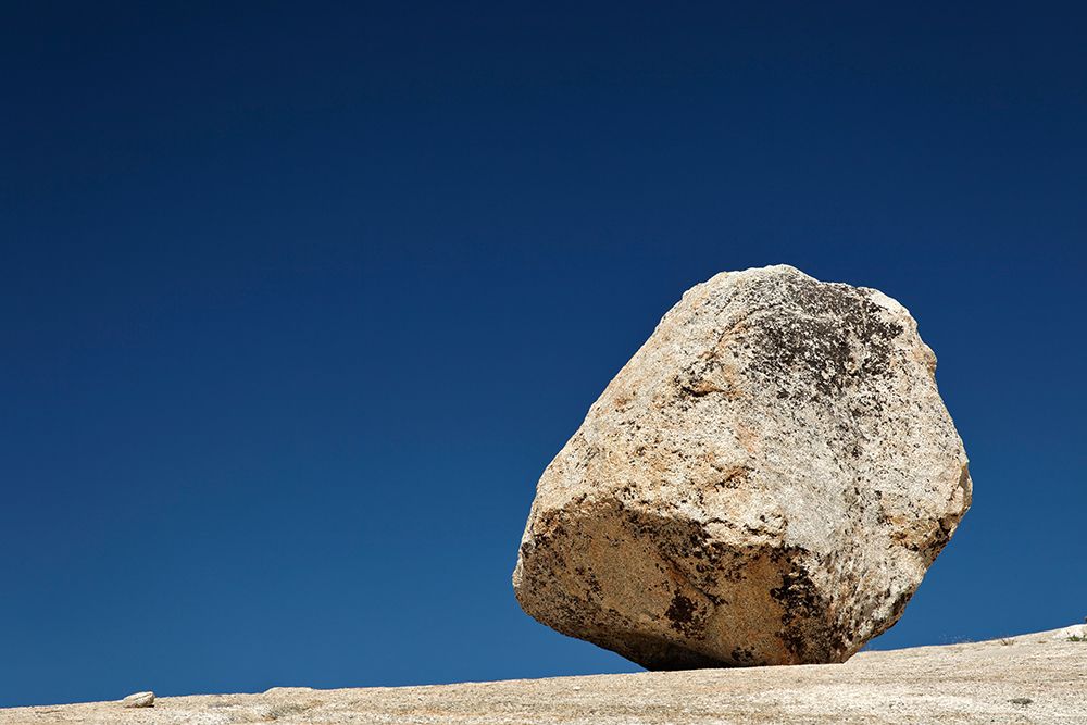 Large granite boulder on ridge-Olmsted Point-Yosemite National Park-California art print by Adam Jones for $57.95 CAD