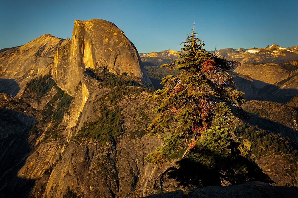 View of Half Dome from Glacier Point at sunset-Yosemite National Park-California art print by Adam Jones for $57.95 CAD