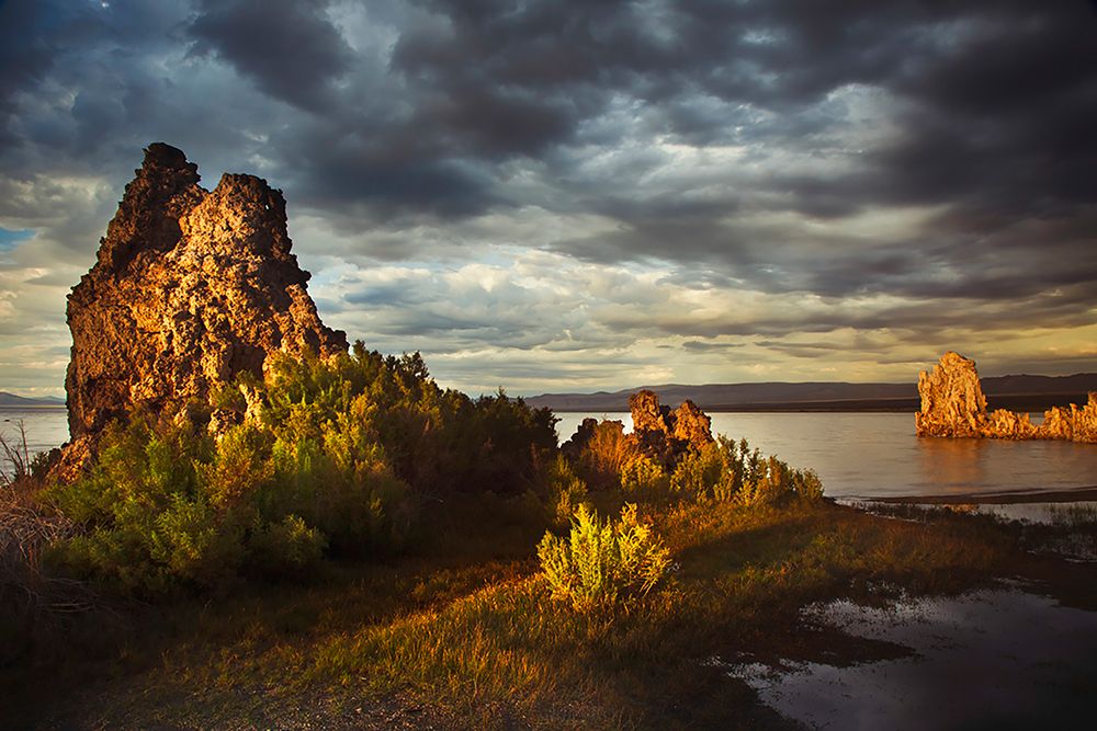 Sunrise on tufa formations-Mono Lake-Tufa State Natural Reserve-California art print by Adam Jones for $57.95 CAD