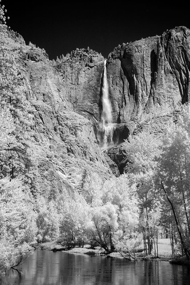 Infrared of Yosemite Falls-Yosemite National Park-California art print by Adam Jones for $57.95 CAD