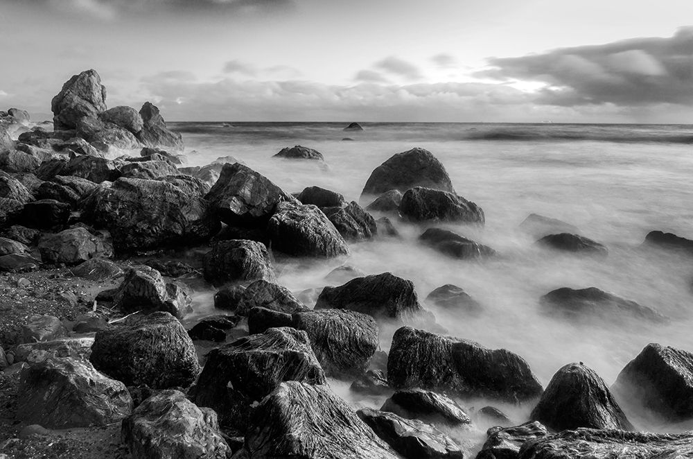 Rocky Muir Beach Evening-California-USA art print by Anna Miller for $57.95 CAD