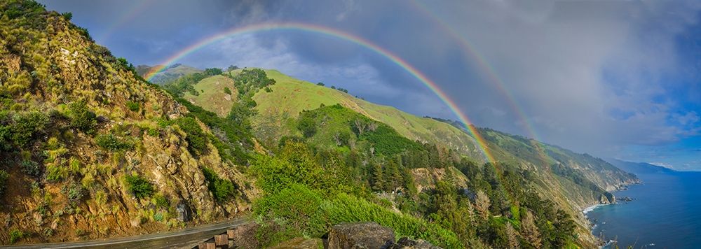 Rainbow-Big Sur Area-California-USA art print by Anna Miller for $57.95 CAD