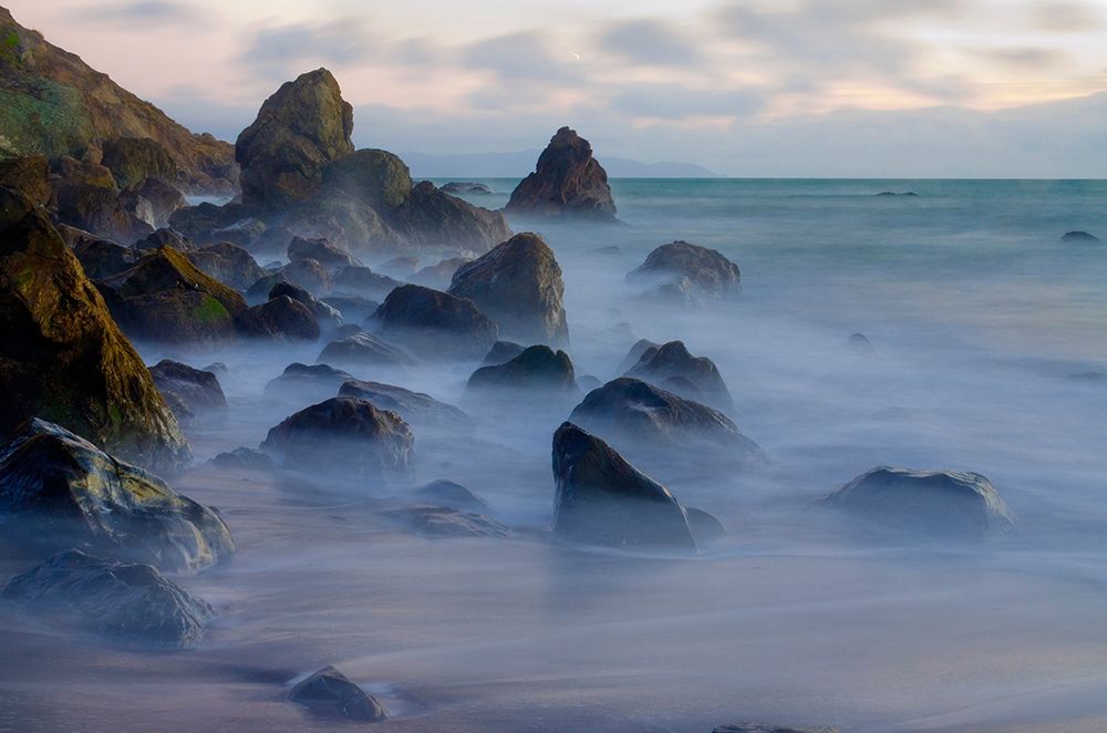 Muir Beach Dusk-Marin County-California-USA art print by Anna Miller for $57.95 CAD