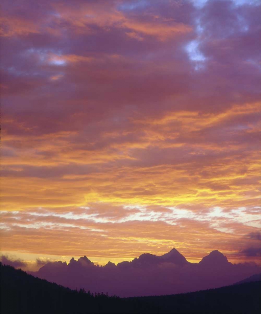 California, Sunset over the Sierra Nevada Mts art print by Christopher Talbot Frank for $57.95 CAD