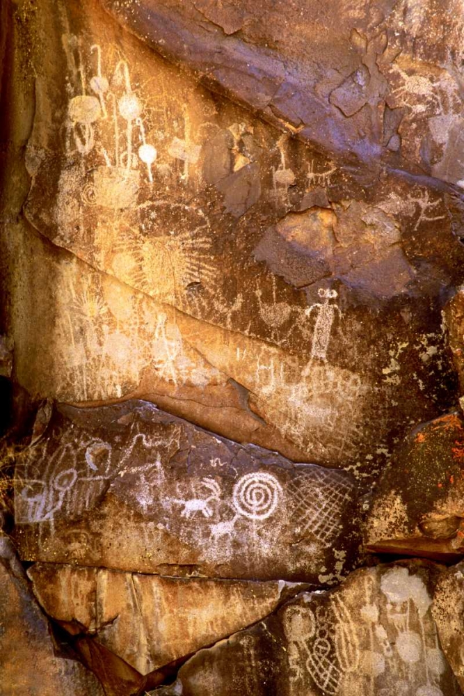 California, Little Petroglyph Canyon Petroglyphs art print by Dave Welling for $57.95 CAD