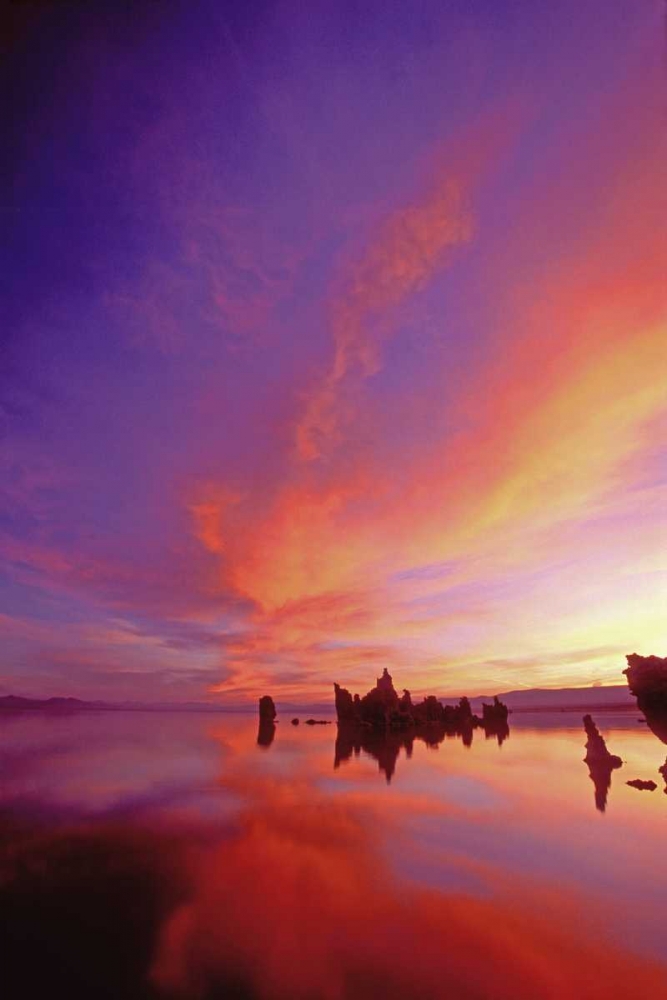 CA, Sunrise on Mono Lakes tufa formations art print by Dave Welling for $57.95 CAD