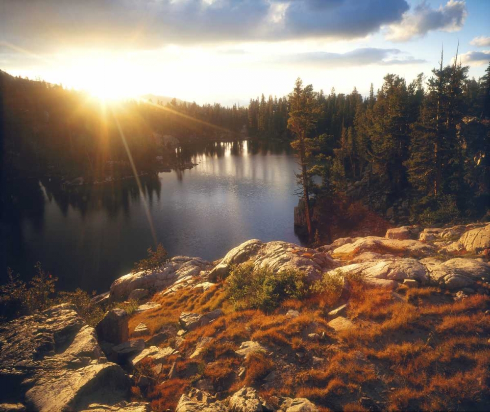 California Sunset over Skelton Lake art print by Christopher Talbot Frank for $57.95 CAD