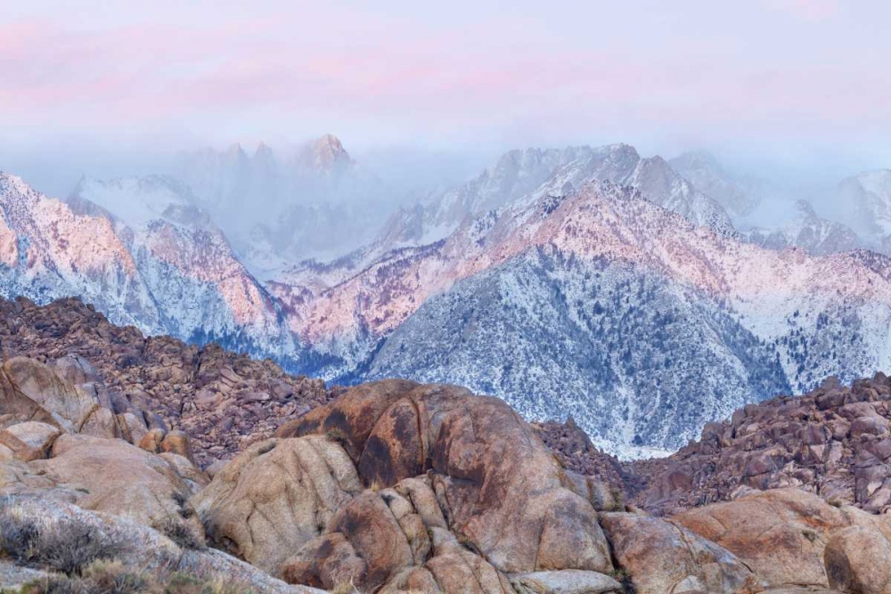 California, Lone Pine Sunrise on Mount Whitney art print by Don Paulson for $57.95 CAD