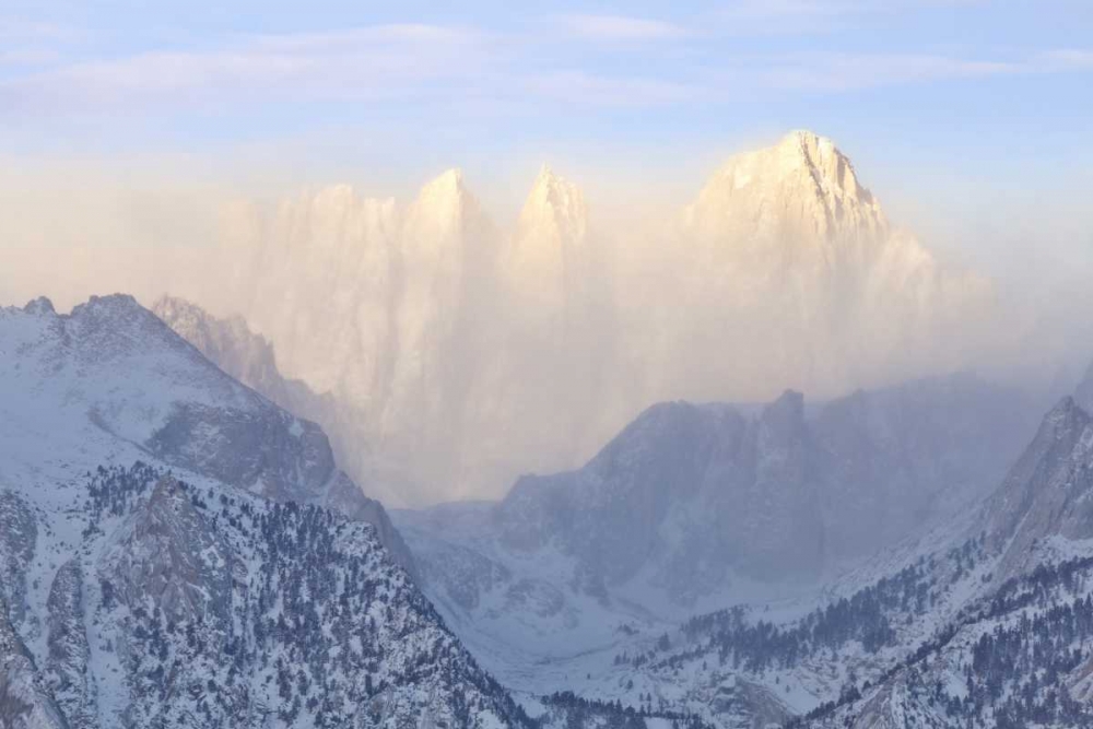 California, Lone Pine Sunrise on Mount Whitney art print by Don Paulson for $57.95 CAD