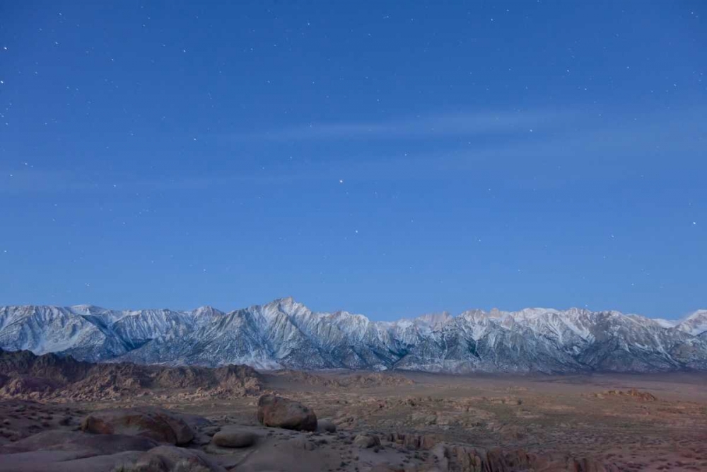 CA, Lone Pine Sierra Mts from Alabama Hills art print by Don Paulson for $57.95 CAD