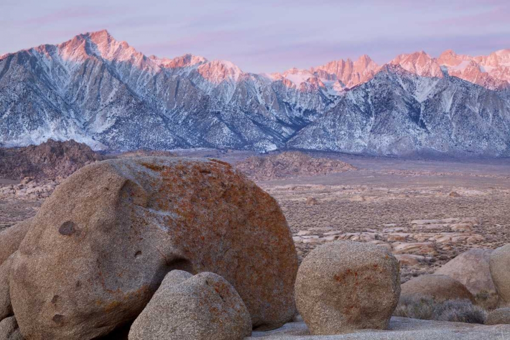 California Lone Pine Peak and Mt Whitney art print by Don Paulson for $57.95 CAD
