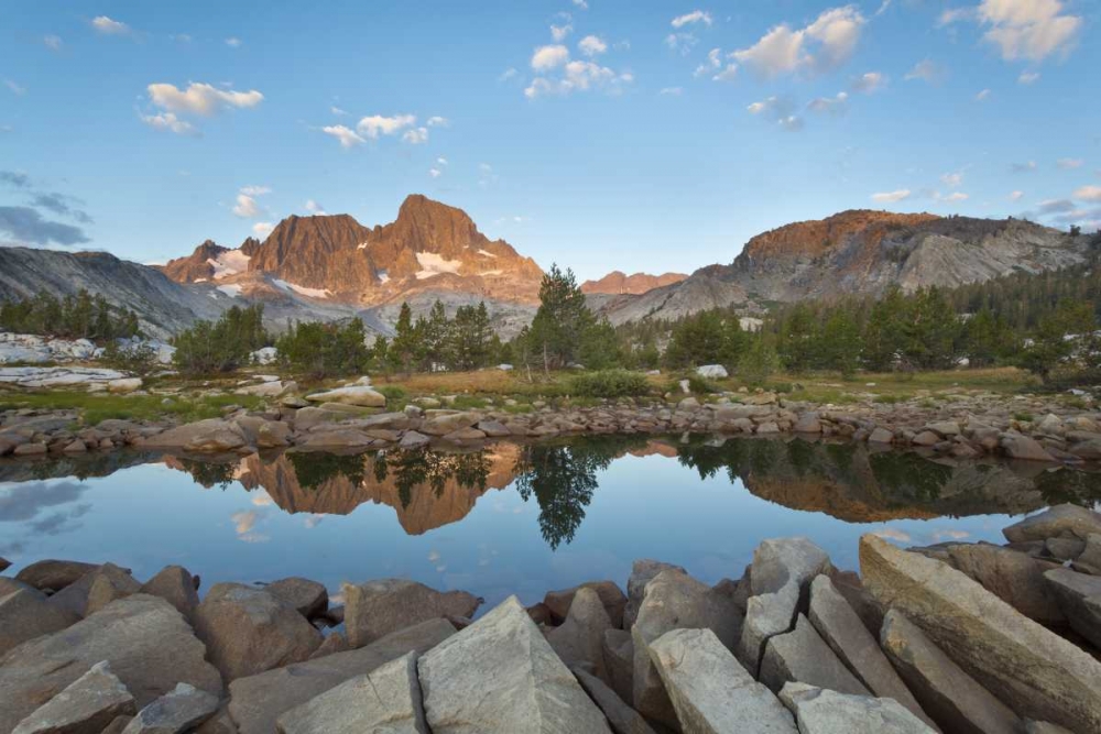 California, Inyo NF Rocky shore of Garnet Lake art print by Don Paulson for $57.95 CAD