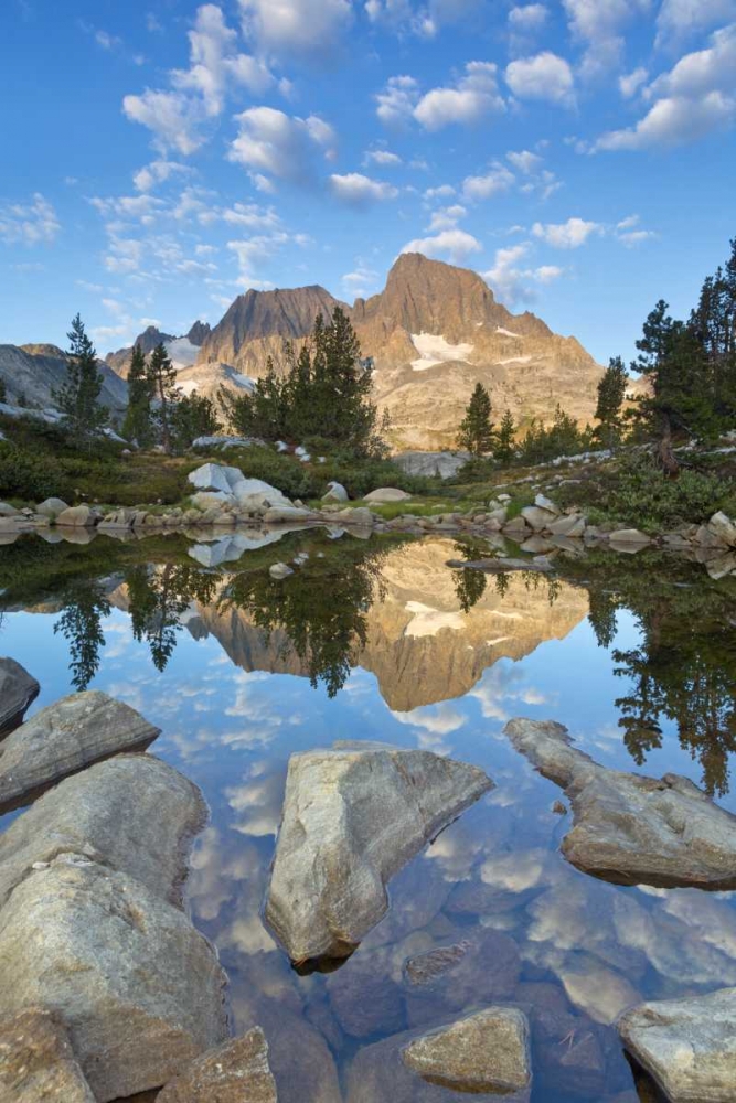 California, Inyo NF Rocky shore of Garnet Lake art print by Don Paulson for $57.95 CAD