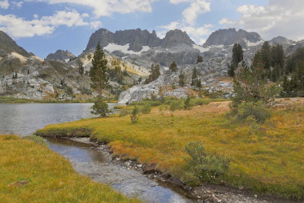 CA, Inyo NF The Minarets and Ediza Lake art print by Don Paulson for $57.95 CAD