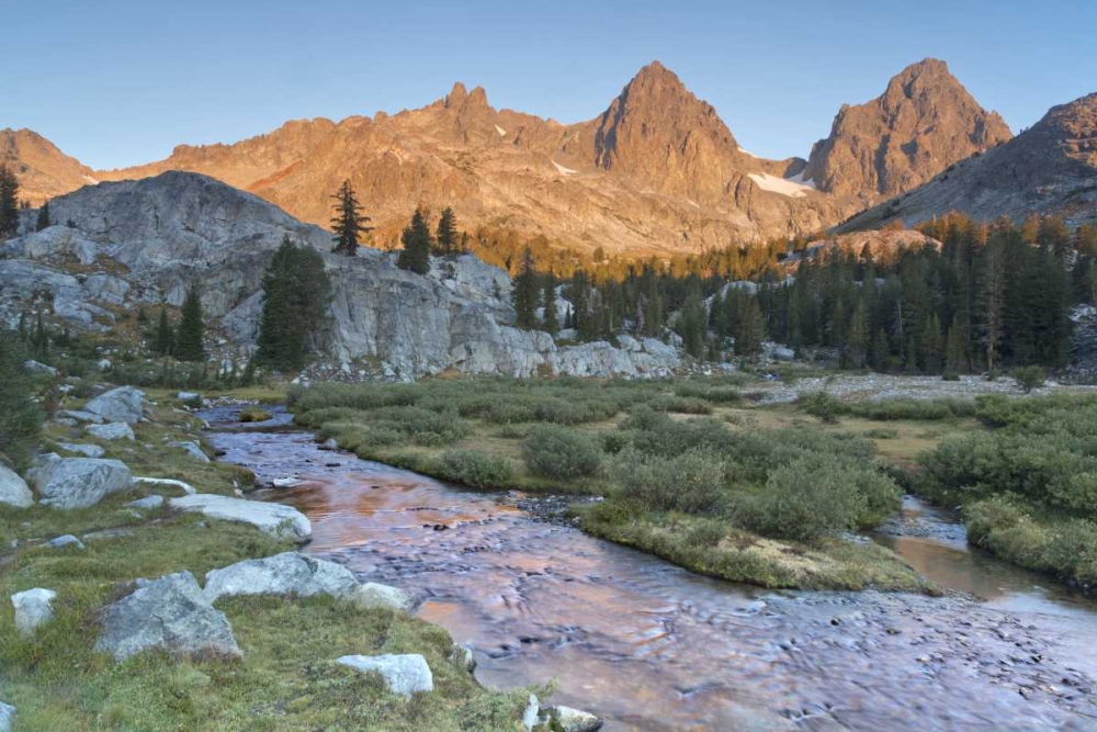 CA, Inyo NF Feeder stream entering Ediza Lake art print by Don Paulson for $57.95 CAD