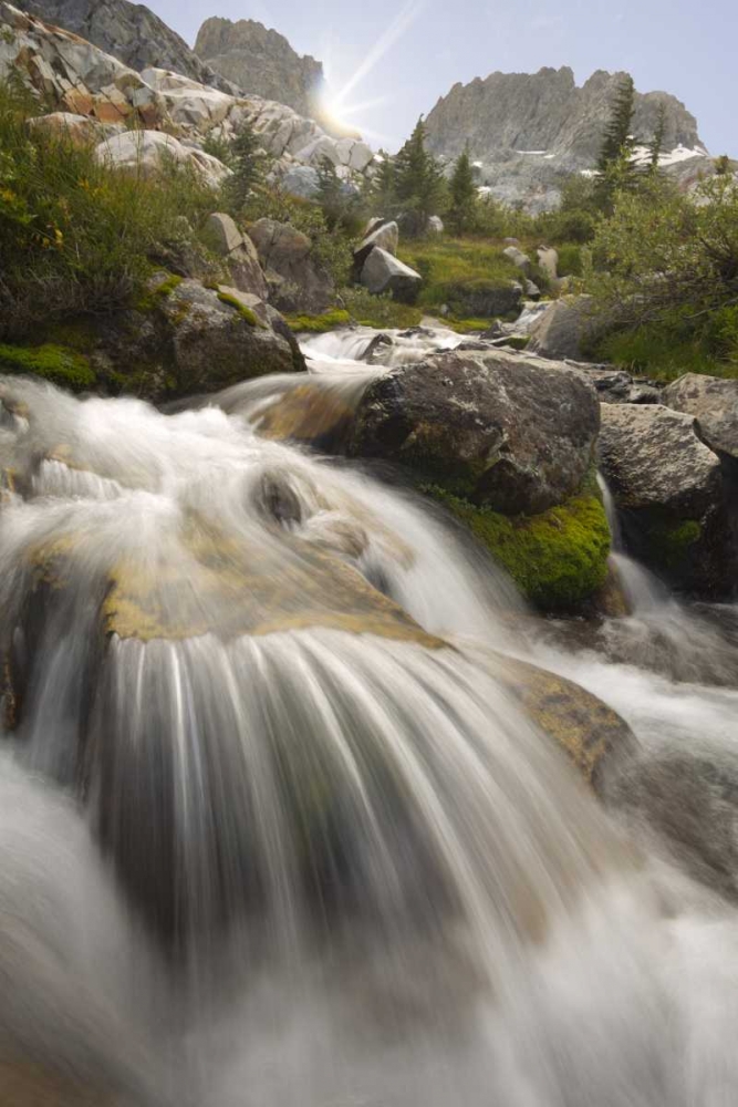 California, Inyo NF Stream flowing to Ediza Lake art print by Don Paulson for $57.95 CAD