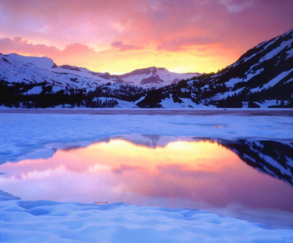 California, Ellery Lake at Sunset art print by Christopher Talbot Frank for $57.95 CAD
