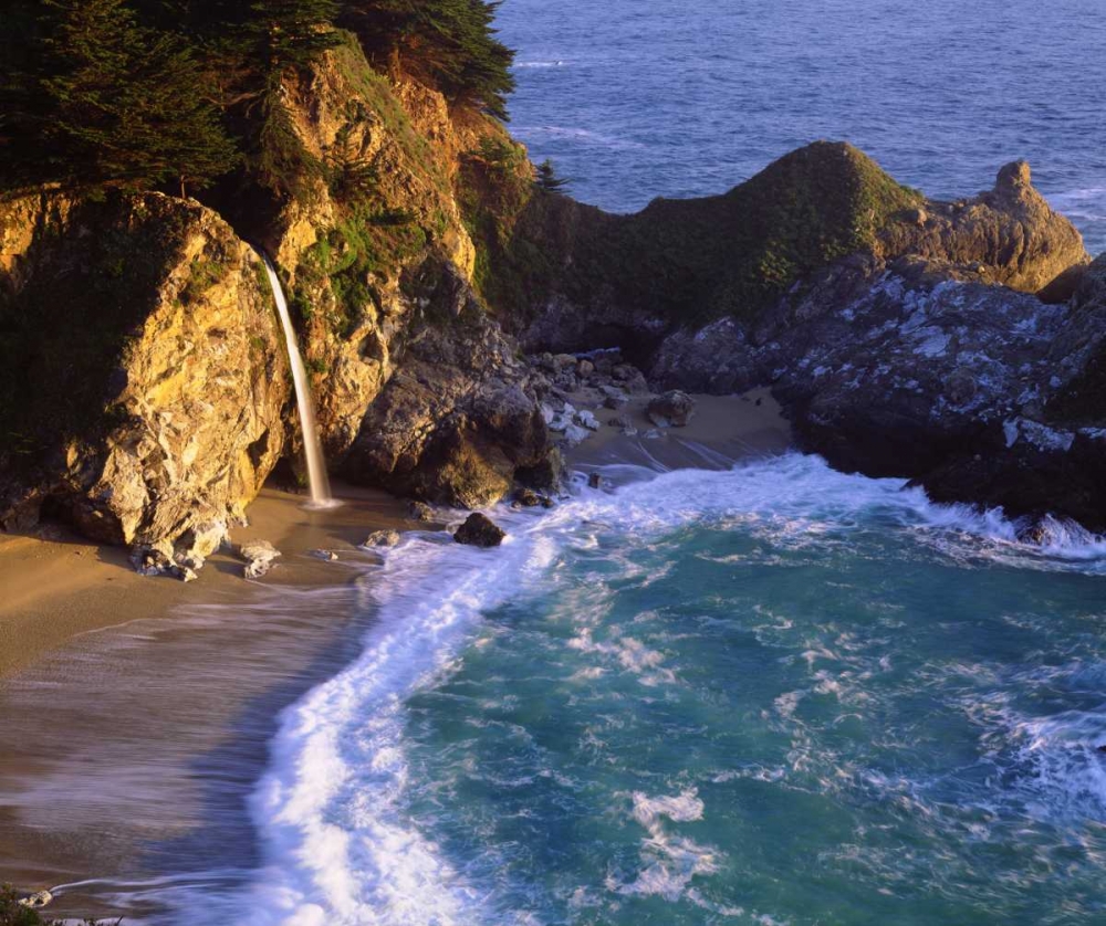 CA, Julia Pfeiffer Burns Waterfall on the coast art print by Christopher Talbot Frank for $57.95 CAD