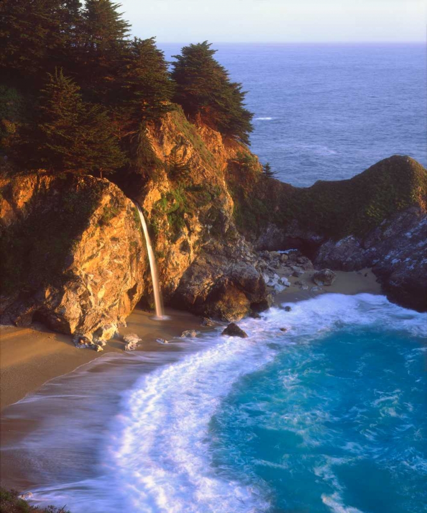 CA, Julia Pfeiffer Burns Waterfall on the coast art print by Christopher Talbot Frank for $57.95 CAD