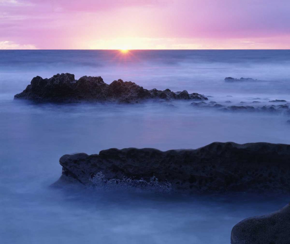 CA, San Diego, Sunset over the ocean in La Jolla art print by Christopher Talbot Frank for $57.95 CAD